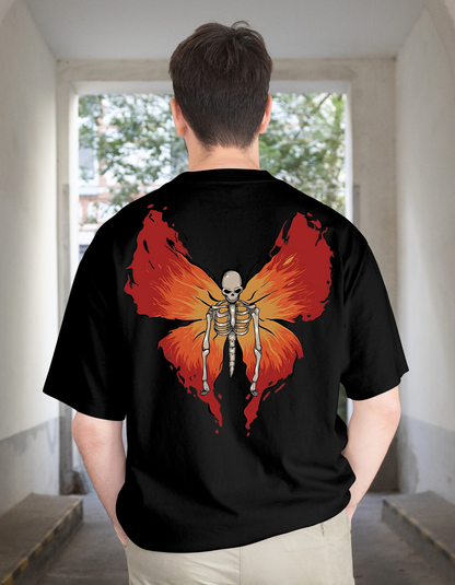 Black Butterfly Effect - Over Sized T Shirt